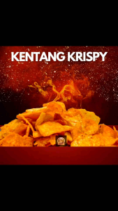 Kentang Krispy Original (tidak pedas) Premium Kemasan Toples 1000 ML