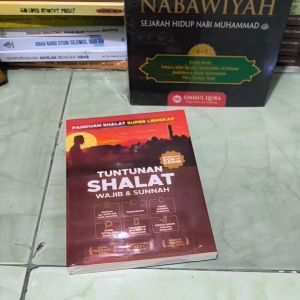 2 Buku Sirah NABAWIYAH dan TUNTUNAN shalat wajib & sunnah MERAH
