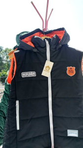 Rompi Perasut Hoodie ~ Rompi Tahan Angin