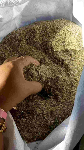 💥ปลาป่นเศษเนื้อปลาจิ้งจังแห้ง 100%  แหล่งโปรตีนสูง มีแคลเซียม อาหารสัตว์เลี้ยง ขนาด 10 kg.