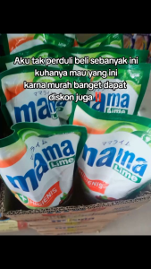 MAMA LIME POUCH 680ML CHARCOAL