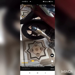 Knalpot Dpj Beat fi Scoopy Genio Vario fi ujung blu ngker