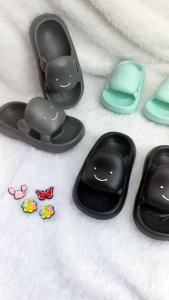 Sandal Slop Anak Motif Cloud/Awan Lucu Size 24-29 Hema 9231AA