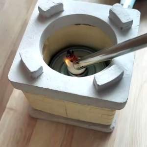 ชุดครัวเตาดินจิ๋ว ส้ม XL ทำอาหารได้จริง โดยใช้ตะเกียงแอลกอฮอล์