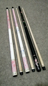 CUE ELF FLOWER SERIES Stik Play Billiard | CUE Play BILLIAR Joint Uniloc