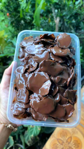 Keripik pisang lumer kerpik pisang coklat lumer nagih di lidah By bangjo snack