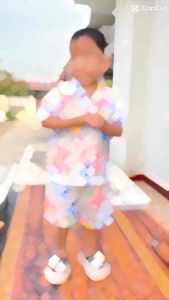 ชุดเด็กลายดอกไม้เหมาะกับเทศกาลสงกรานต์