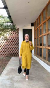LONG TUNIK NAURA TUNIK OVERSIZE LEMBUT NYAMAN DAN ADEM