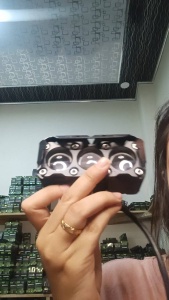 LAMPU SOROT LASER Q9 3 MATA 2 WARNA LUMINOS NINE HI LOW WHITE YELLOW