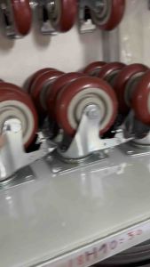 Bộ 4 bánh xe đẩy hàng bánh 8cm chịu lực cao - 2 xoay và 2 bánh xoay có khóa