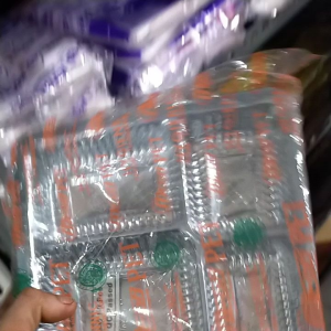 Mika Sekat 4 Nasi Box Tray 18 isi 50 pcs / Nasi Kotak Ukuran 18x18