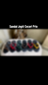 Sandal Cocari - Sandal Jepit Pria Bahan Rubber - Sandal Cowok - Sandal Pantai - Sandal Distro