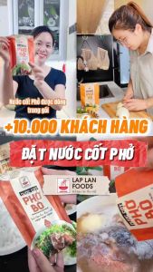 Mua 2 Tặng 1- Nước Cốt Phở Bò LapLan Foods - 150gram - Chuẩn vị truyền thống không cần nêm nếm