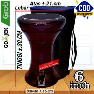 Dumbuk Marawis Anak 6 Inch Salak Browen: Alat Musik Islami