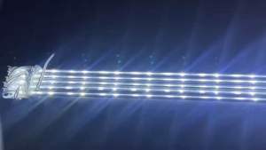 ไฟเส้นอลูมิเนียม12led 12v 12wสีขาวใช้งานภายนอก(1มัด10เส้น)