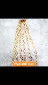 Medanbro Acc-1499 Korean style aksesoris fashion simple gelang wanita cantik lapis emas Sz 18cm