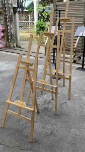 ขาตั้งวาดรูป ขาตั้งป้ายโฆษณา ขาตั้งไม้ 125cm/150cm/175cm ขาตั้งรูปภาพ Easel for art picture easel Poster stand