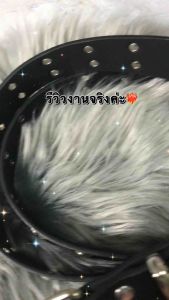 เข็มขัดกระดุมสองแถวY2K(รูปดาว)