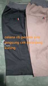 CELANA CHINOS PENDEK - CELANA PENDEK RIB