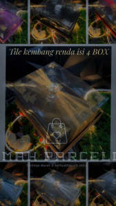 Kotak Seserahan Hantarkan Pernikahan Lamaran 1 Set Isi 4 Box Model Tile Lurus