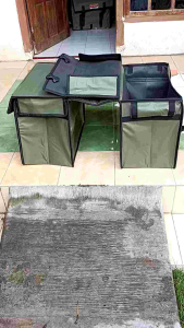 Tas Bronjong Motor Samiaji: Ukuran Kecil, Bahan D600 & Jahitan Kuat