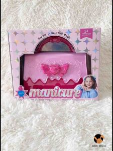 Little White Kids Manicure Set Toy Nail Coloring mainan kanak 儿童美甲套装