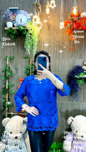 Atasan Wanita Brukat Import 882 detail keterangan ada digambar import kualitas import 300gram