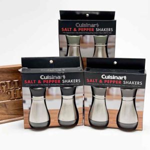Cuisinart Salt and Pepper Shaker 4.5-Inch 4oz Black Light Gray Dark Gray or Green
