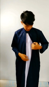 jubah pria dewasa Al- Habib terbaru/jubah pria Al-Habib 2in1
