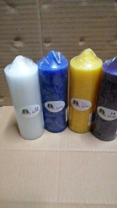 Liwanag Plain Pillar Candle #30 (S#30) Sold per Piece Size: 2" Diameter x 6" Height Burning Time: 15-20 Hours