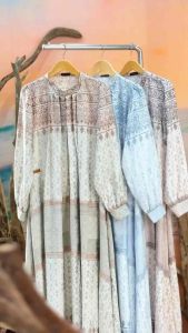 MAHRIZA G DRESS BY NADHEERA LUXURY✅SHALLENA GAMIS NADHEERA TERBARU BISA COD✅