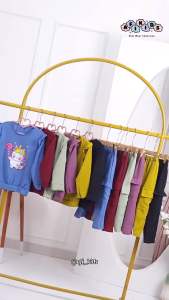 DULCE SET KIDS: Celana Cargo Crinkle Printing & Setelan Anak Remaja