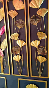 hiasan dinding modern fan berkualitas harga hemat size 100×24cm isi 2pcs