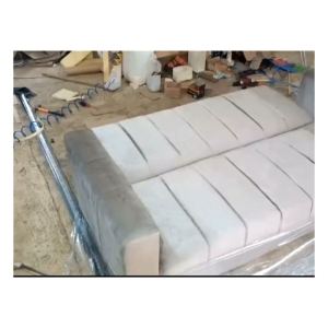 sofabed terbaru tiga seater bahan beludru BJ21
