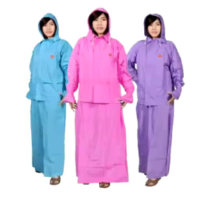 Jas Hujan Muslimah Rok SHE Buat Wanita Murah