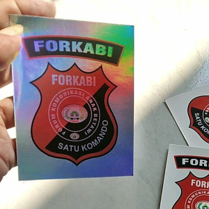 Stiker Motor Forkabi: Desain Unik & Hologram Isi 3 Pcs