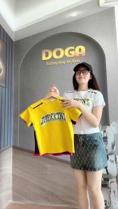 Áo Thun dáng baby tee có size 35kg đến 64kg chất BORIP COTTON Xịn in chữ không xù lông M160