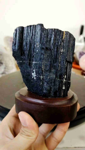 Natural High Gred Brazil Black Tourmaline Crystal Ornament BT14