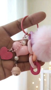Bag Charm Pom-pom Gantungan Tas Keychain CHACA