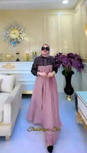 gamis set produk Amore by ruby edisi Shalimar dress