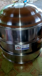 52CM STEAMER 3 LAYER (JUMBO) HEAVY DUTY GOOD QUALITY ALUMINIUM ( good for business like puto siomai)