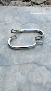 Begel Behel Samping Honda C70 Krom Satu Set Kanan Kiri