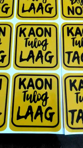 BASTA BISAYA GWAPA MOTOR CAR STICKERS/BISAYA STICKERS/CUT OUT STICKERS/DECAL