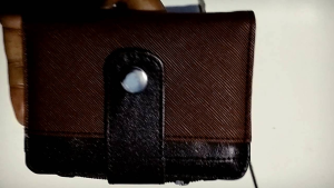 TERMURAH - Dompet Lipat Wanita Resleting Kancing - Warna Coklat - Dompet Kartu Uang