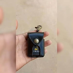 ซองหนังวัวแท้ ใส่ Zippo ได้พอดีเป๊ะ งานเย็บมือทั้งใบ