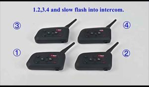 INTERCOM V6 PLUS HEADSET HELM BLUETOOTH 6 RIDER PAIRING WATER RESISTANT IPX67 INTERCOM BLUETOOTH 5.3 BEST QUALITY INTERCOM