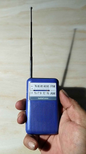 Đài radio bỏ túi Audio Comm RAD-P122N-A hàng si Nhật