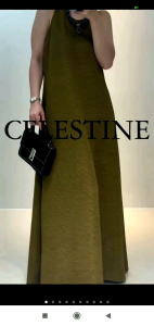 CELESTINE BARK CASUAL MAXI DRESS