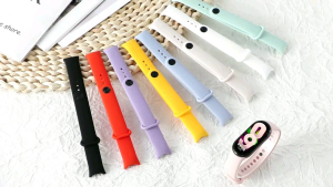 [ For MiBand 9 10 ] Dây Đeo silicon thay Thế dành cho Xiaomi Smartband Mi band 9 10