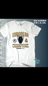 Kaos European Champions Real Madrid Cotton: Pakaian Sepak Bola Premium